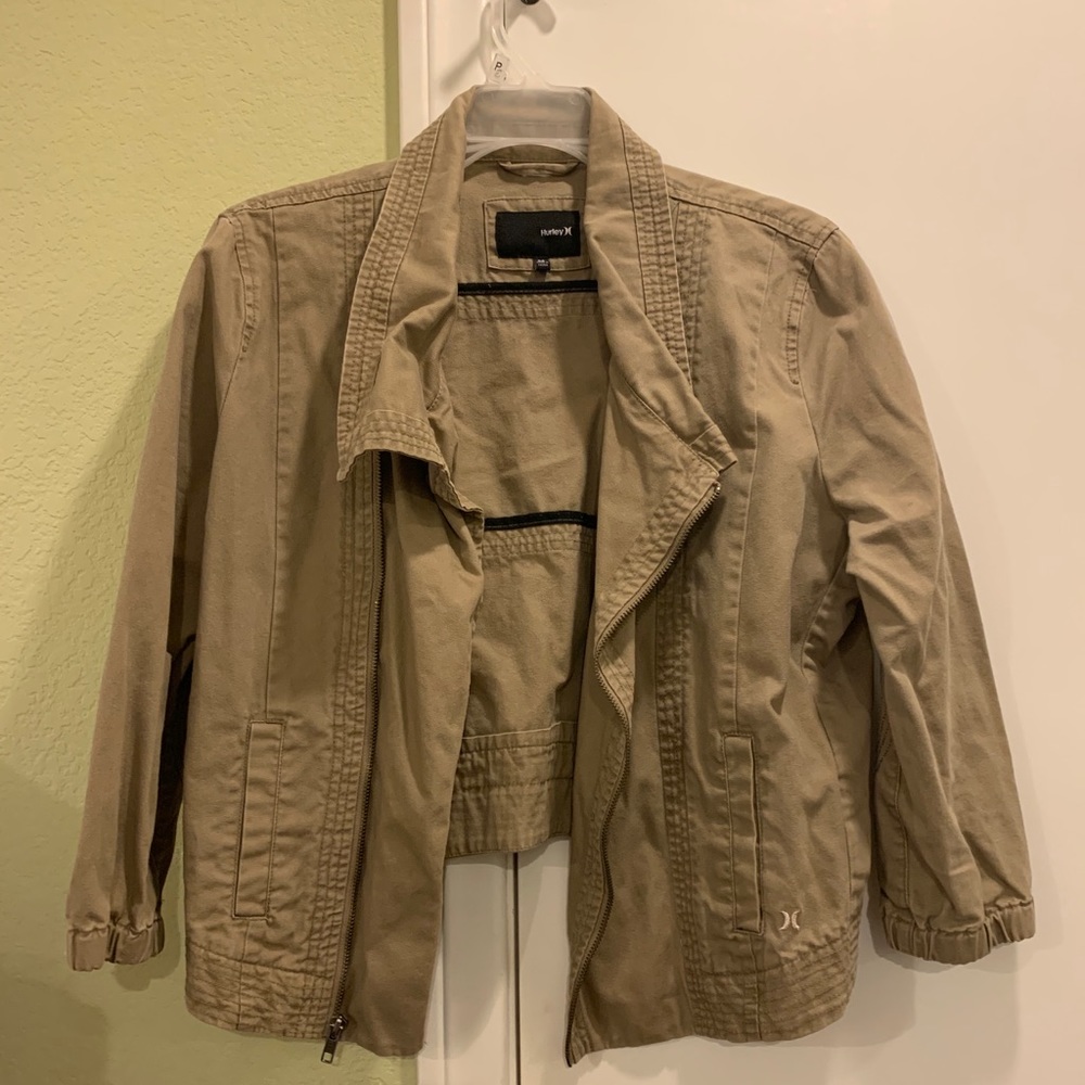 Beige khaki jacket